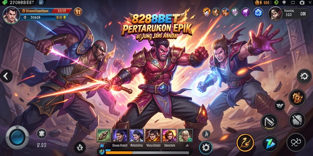Screenshot gameplay Fighting yang mendebarkan di 828BET.