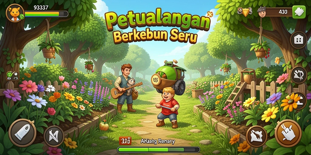 Gameplay menarik dari berkebun di 93337 dengan tampilan grafis yang indah.