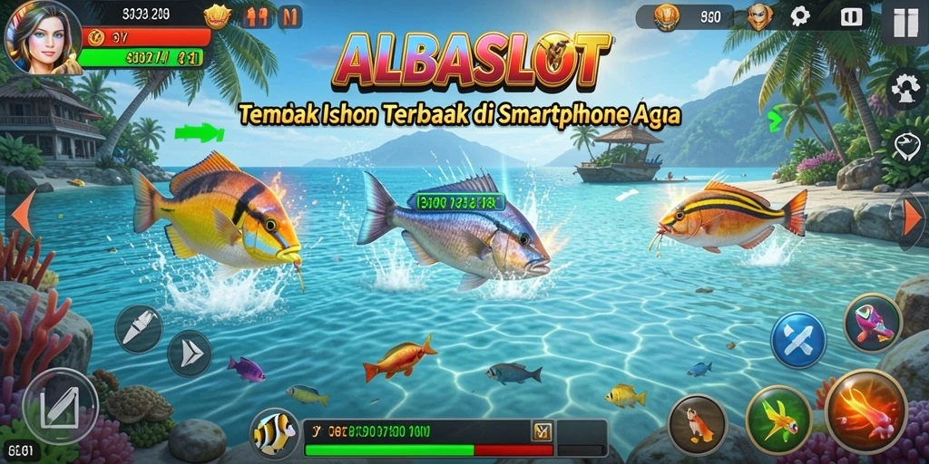 Screenshot gameplay Tembak Ikan yang mendebarkan di ALBASLOT.