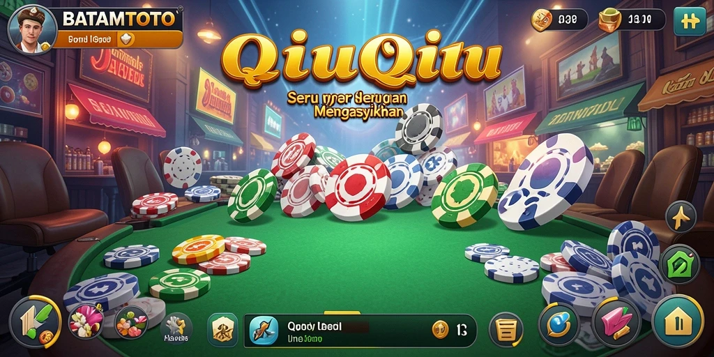 Tampilan gameplay QiuQiu yang menarik dan seru di BATAMTOTO.