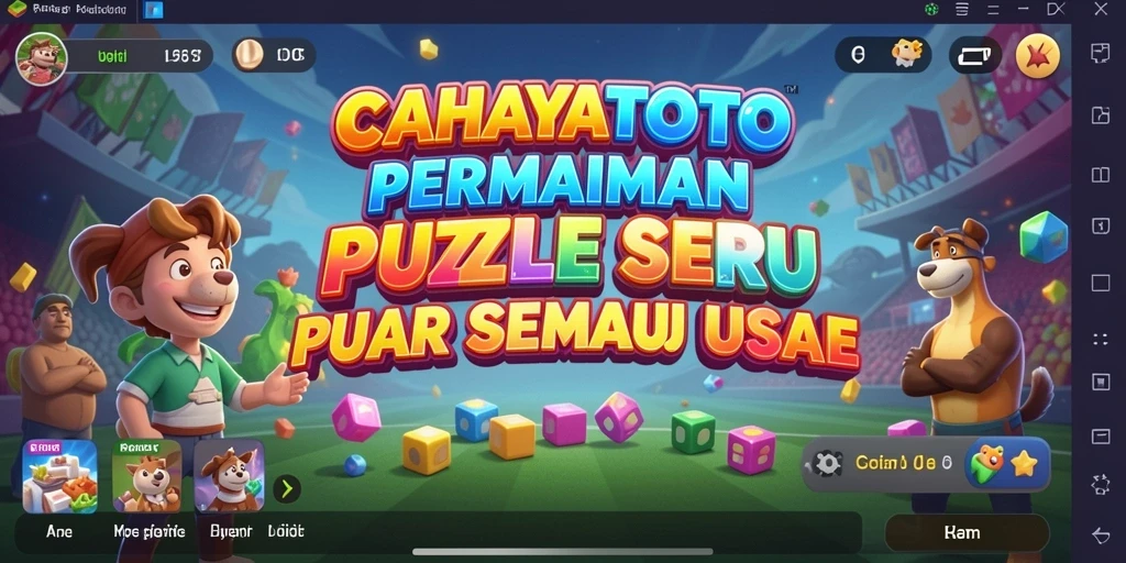 Gameplay CAHAYATOTO yang menarik dan penuh tantangan.