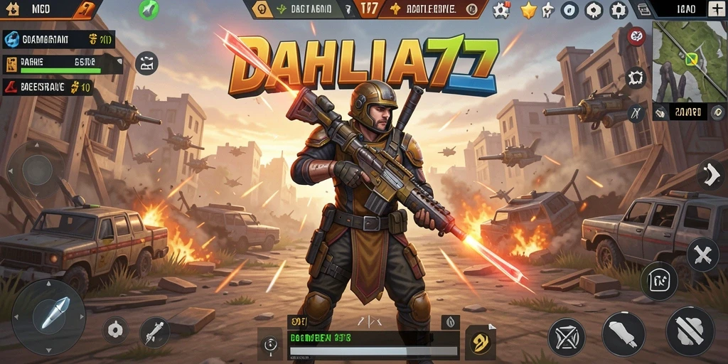 Gameplay seru di <strong>DAHLIA77</strong> dengan pertempuran intens antar pemain.
