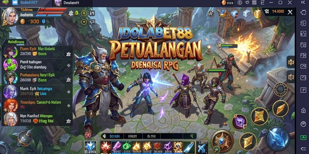 Tampilan menarik dari gameplay <strong>IDOLABET88</strong> yang menampilkan aksi RPG yang mendebarkan.