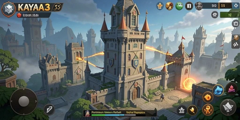 Gameplay seru di KAYA33 dengan pertahanan menara yang strategis.