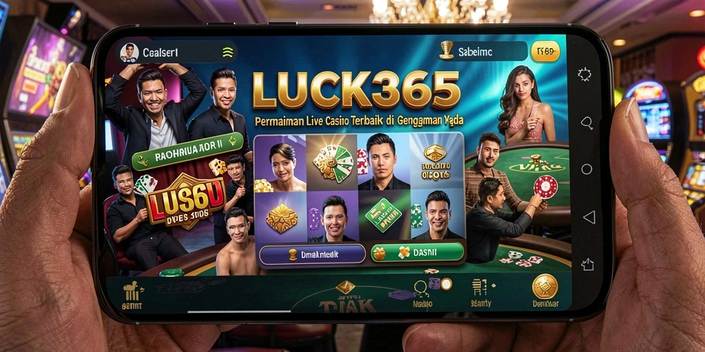 Gameplay Live Casino yang seru dan interaktif di LUCK365.