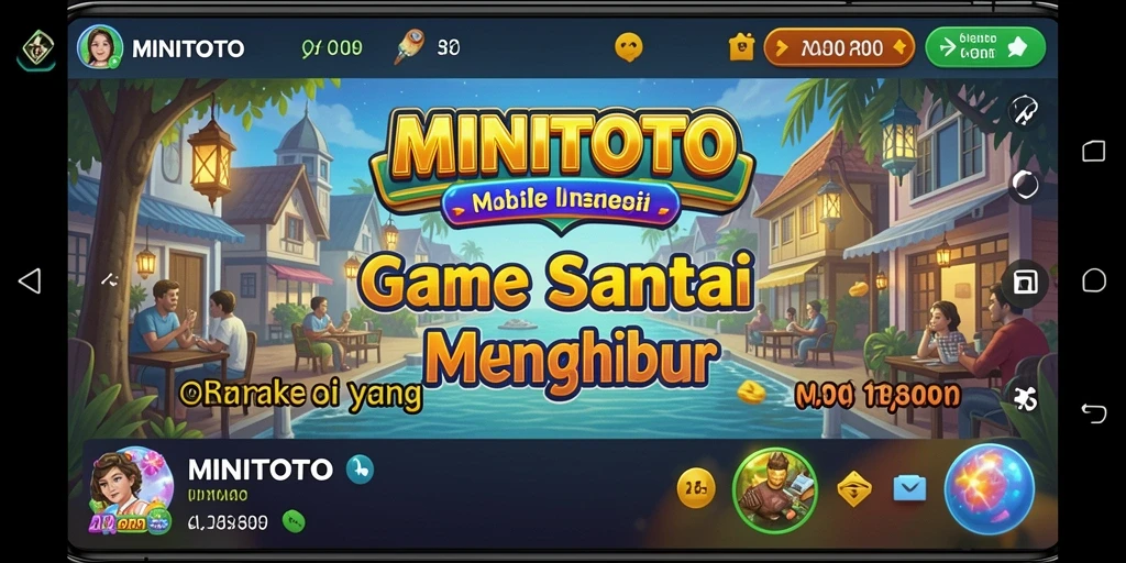 Screenshot gameplay MINITOTO menampilkan keseruan bermain yang santai.