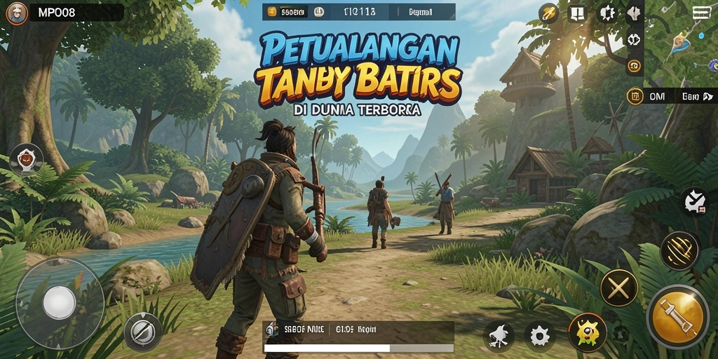Screenshot MPO08 menampilkan aksi dramatis di dunia terbuka.