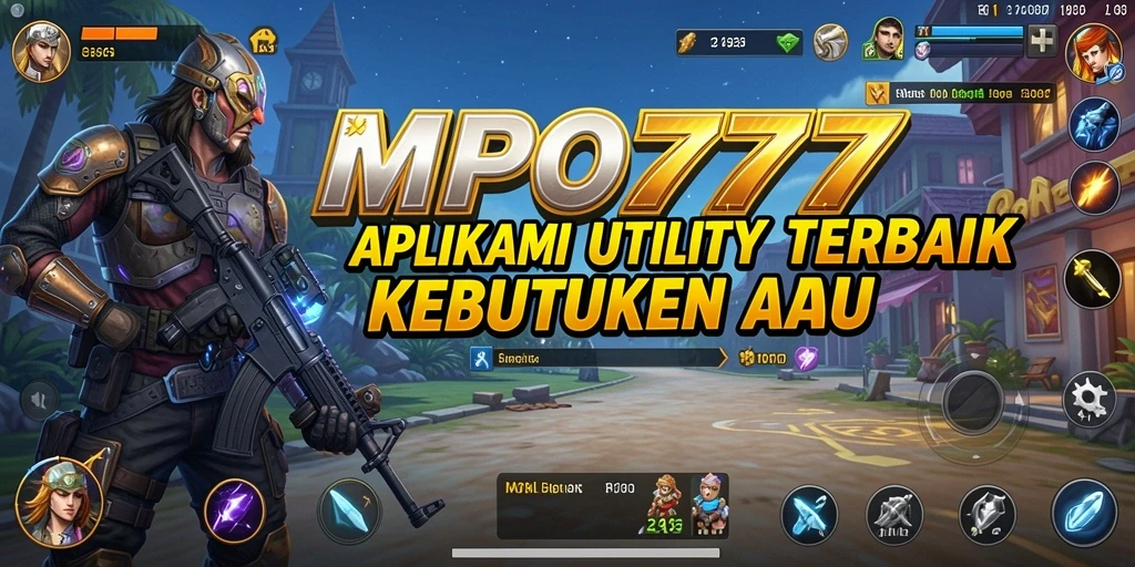 Screenshot MPO777 menunjukkan berbagai fitur Utility praktis.