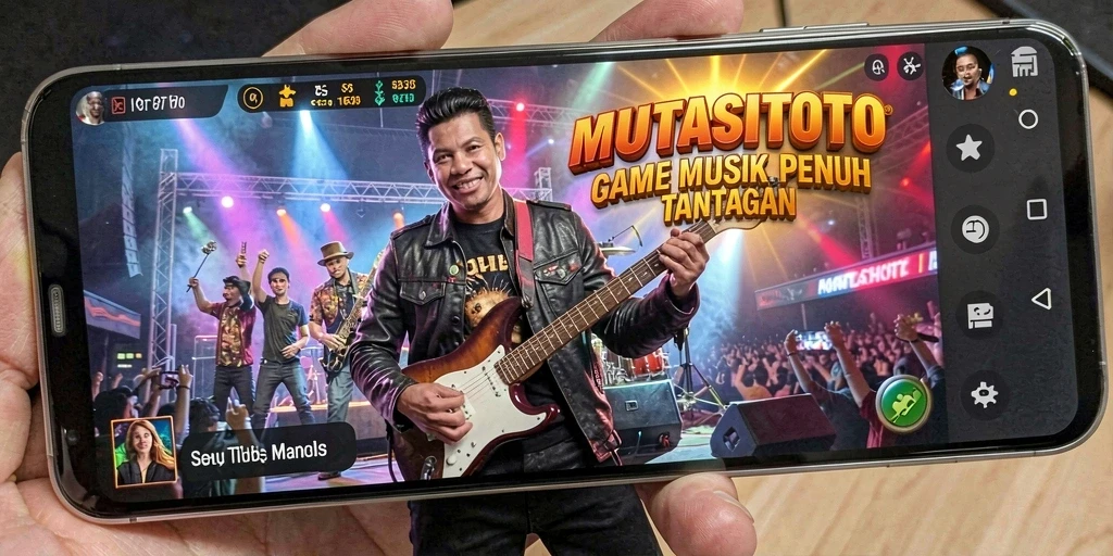 Screenshot gameplay MUTASITOTO dengan aksi musik yang menarik.