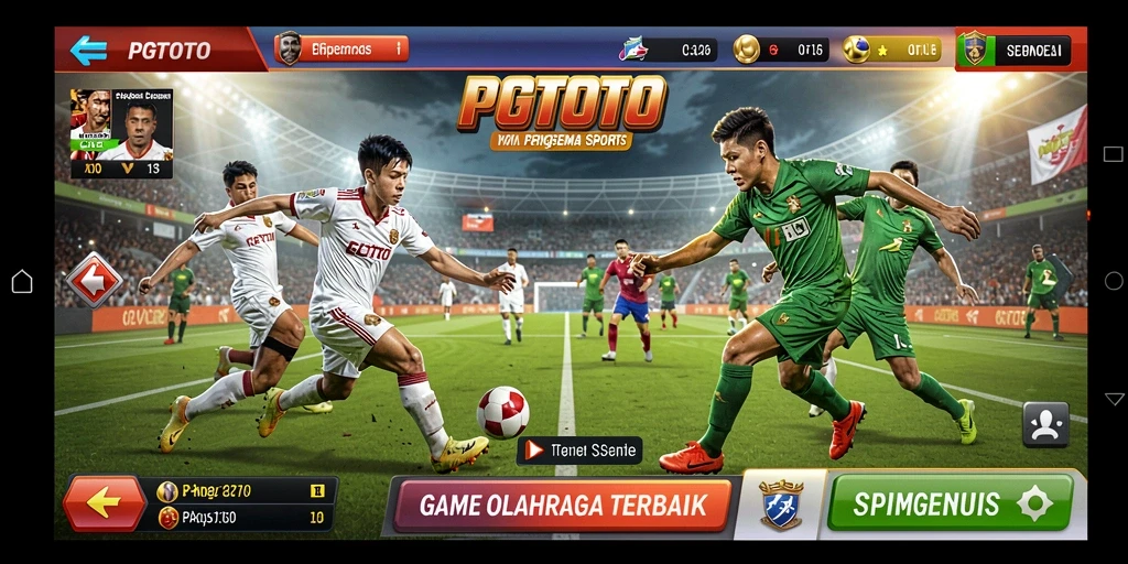 Tangkapan layar dari gameplay PGTOTO yang penuh aksi olahraga.