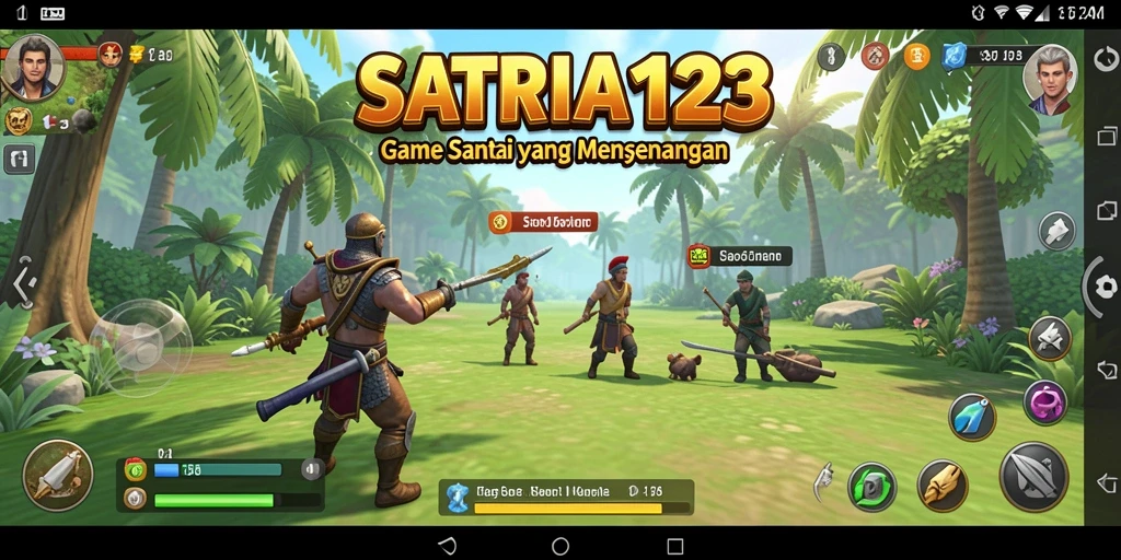 Tampilan Gameplay Menyenangkan dalam SATRIA123.