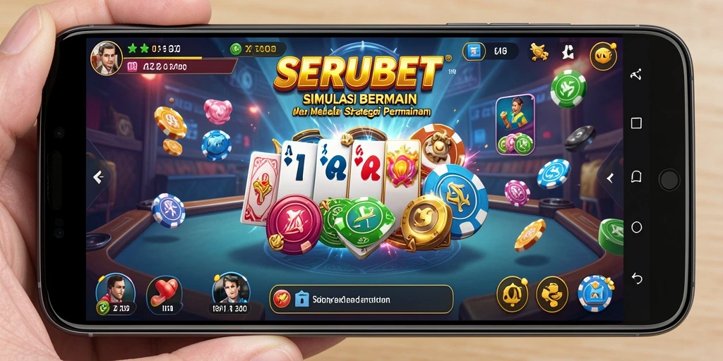Tampilan gameplay SERUBET yang menarik dan interaktif.
