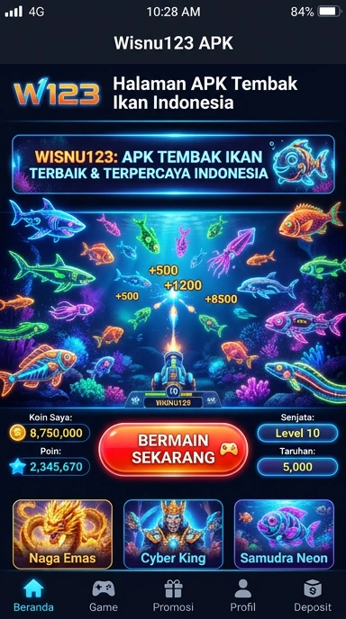 Proses unduh aplikasi mudah dan cepat di wisnu123.